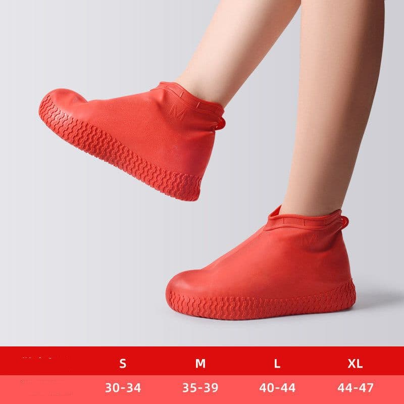 image-Children's Shoe Cover Silicone Anti-skid
