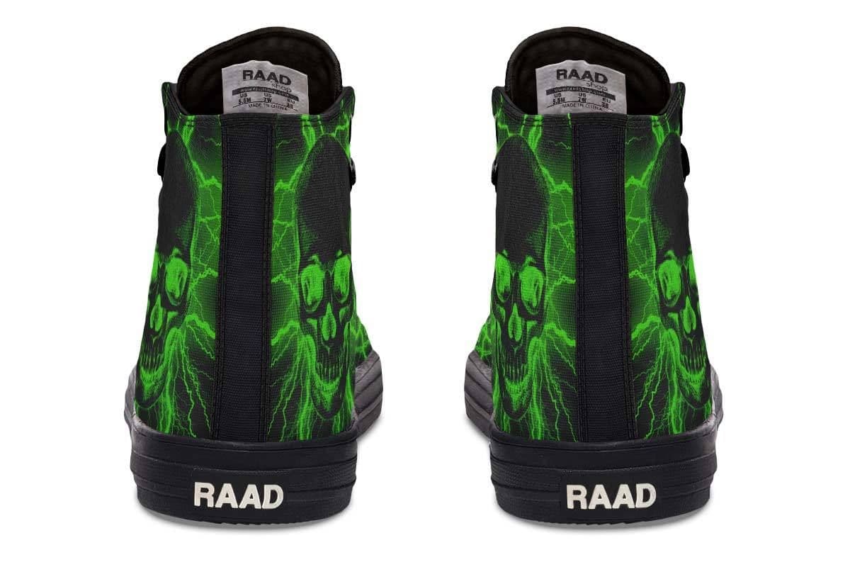 image-Fashion Printed Couple High Top Canvas Shoes