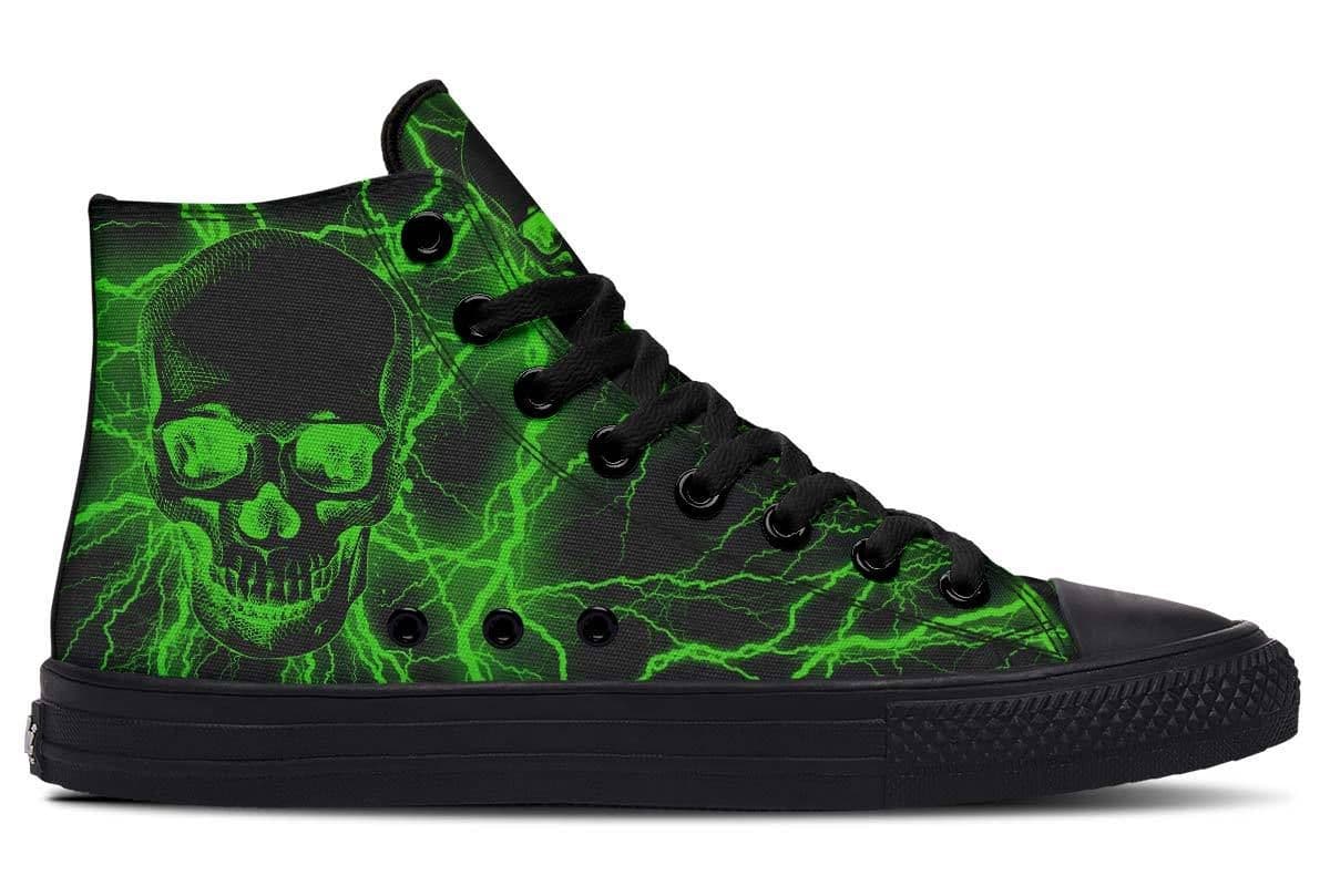 image-Fashion Printed Couple High Top Canvas Shoes
