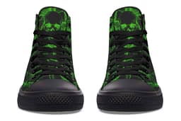 image-Fashion Printed Couple High Top Canvas Shoes