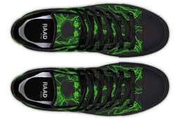 image-Fashion Printed Couple High Top Canvas Shoes