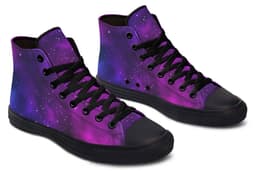 image-Fashion Printed Couple High Top Canvas Shoes