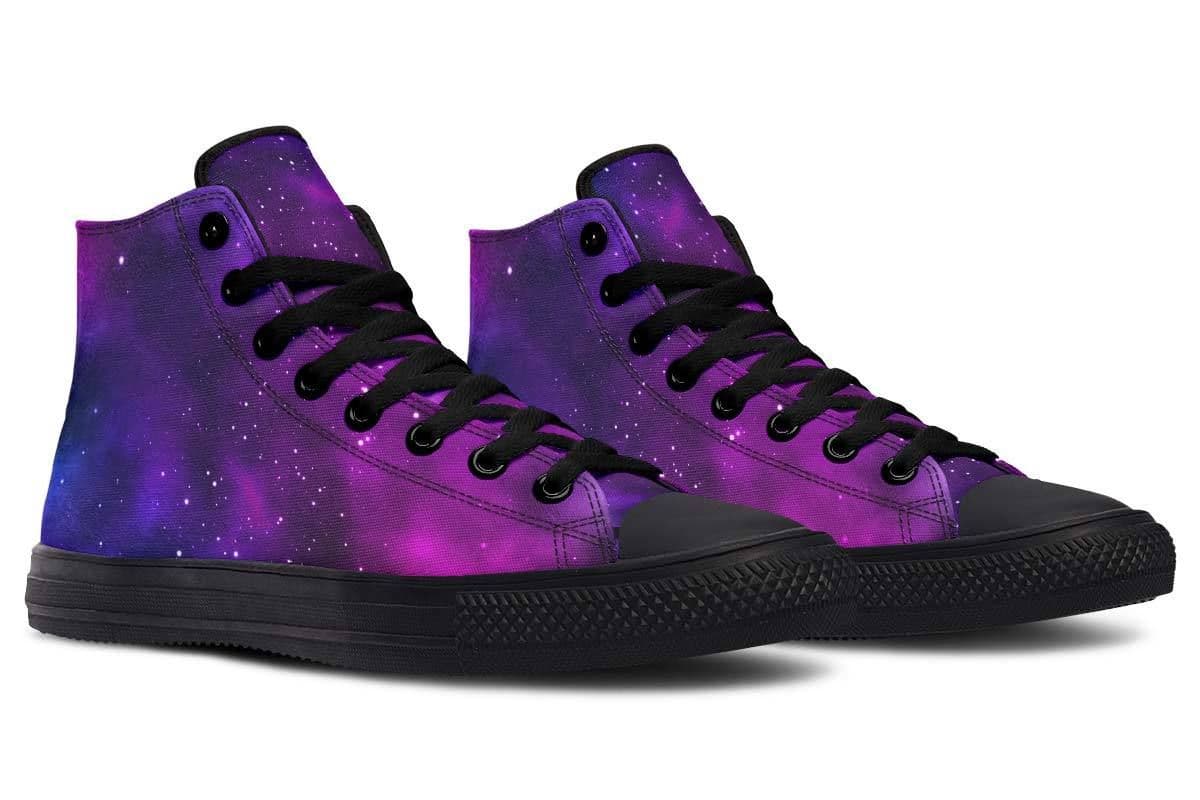 image-Fashion Printed Couple High Top Canvas Shoes