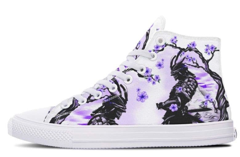 image-Fashion Printed Couple High Top Canvas Shoes