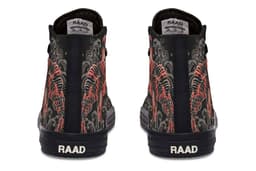 image-Fashion Printed Couple High Top Canvas Shoes