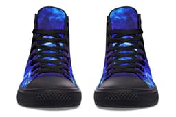 image-Fashion Printed Couple High Top Canvas Shoes