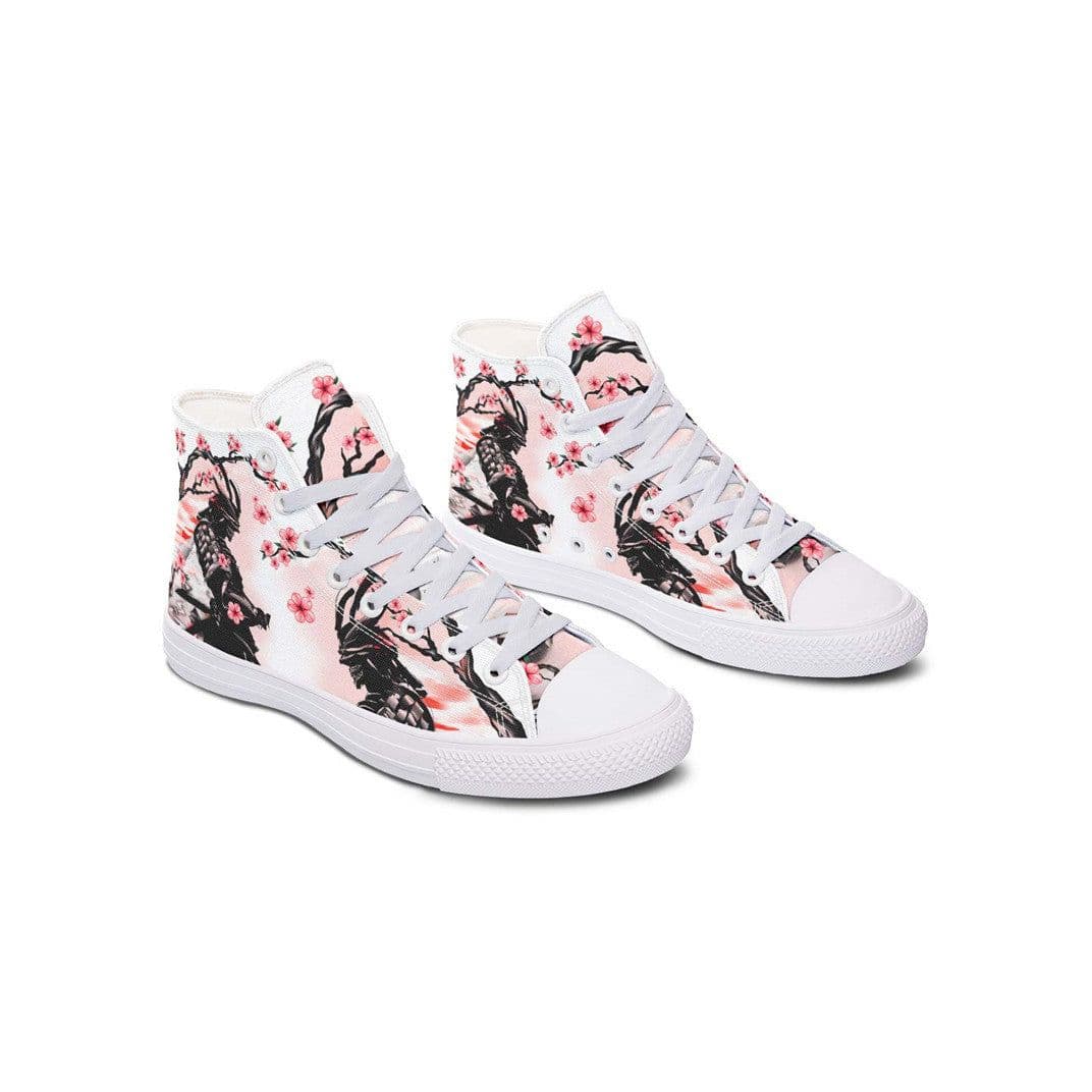image-Fashion Printed Couple High Top Canvas Shoes