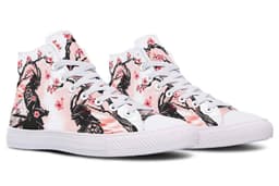 image-Fashion Printed Couple High Top Canvas Shoes