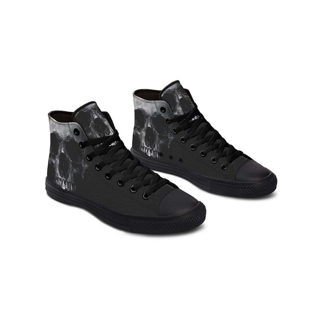 image-Fashion Printed Couple High Top Canvas Shoes