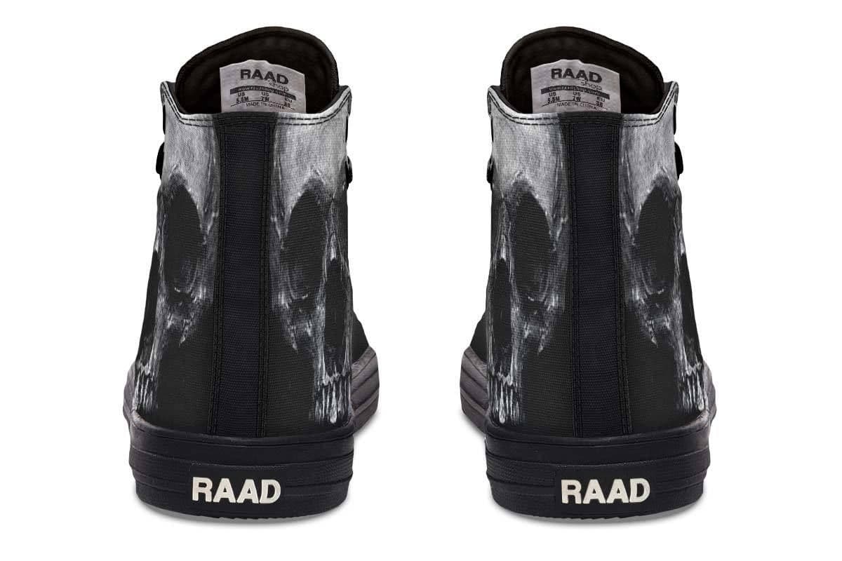 image-Fashion Printed Couple High Top Canvas Shoes