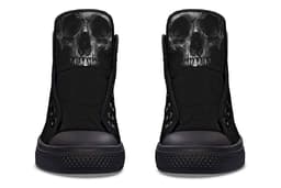 image-Fashion Printed Couple High Top Canvas Shoes