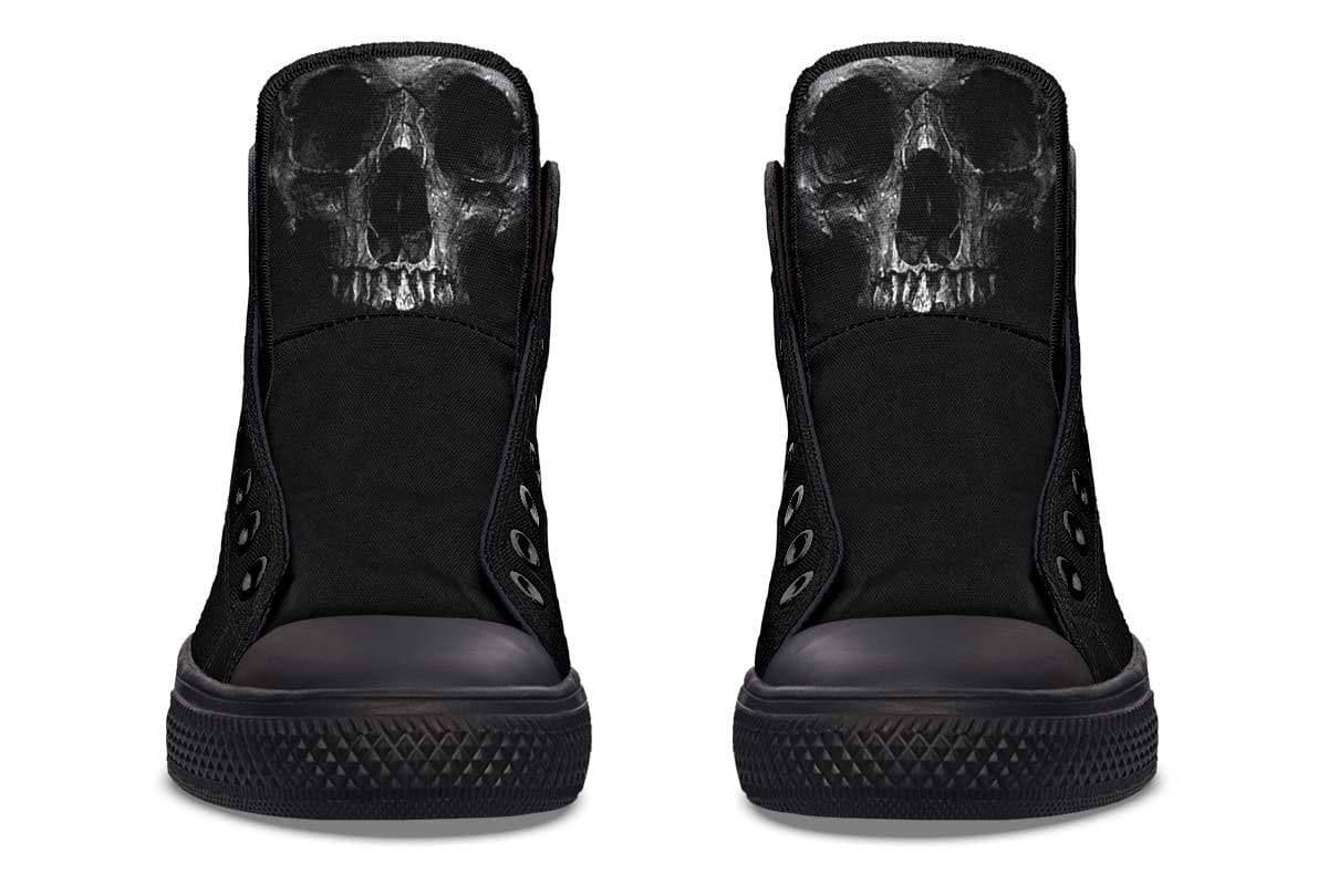 image-Fashion Printed Couple High Top Canvas Shoes