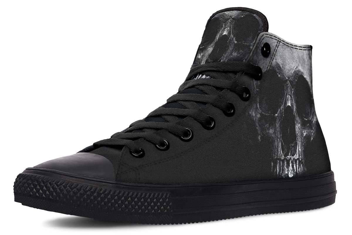 image-Fashion Printed Couple High Top Canvas Shoes