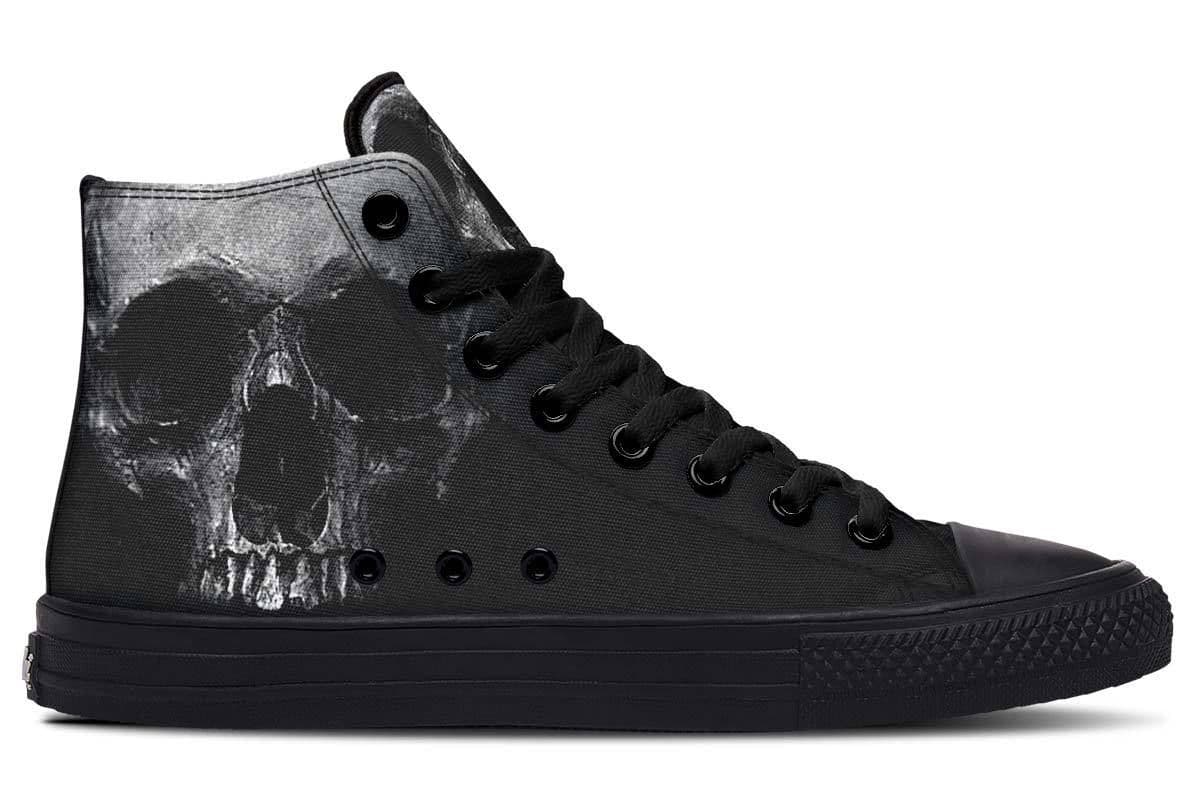 image-Fashion Printed Couple High Top Canvas Shoes