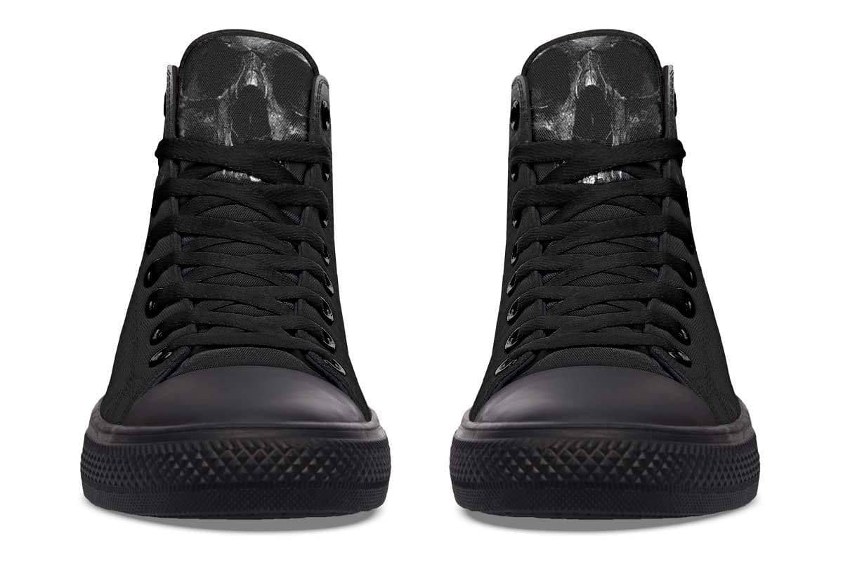 image-Fashion Printed Couple High Top Canvas Shoes