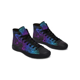 image-Fashion Printed Couple High Top Canvas Shoes