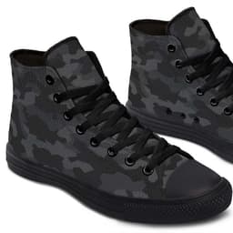 image-Fashion Printed Couple High Top Canvas Shoes