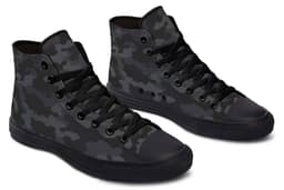 image-Fashion Printed Couple High Top Canvas Shoes