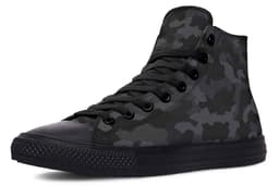 image-Fashion Printed Couple High Top Canvas Shoes