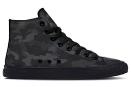 image-Fashion Printed Couple High Top Canvas Shoes