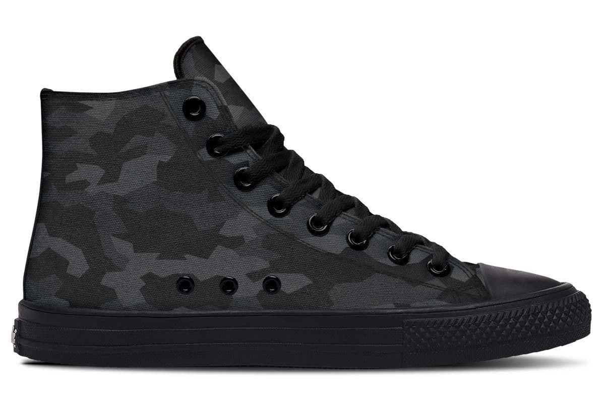 image-Fashion Printed Couple High Top Canvas Shoes