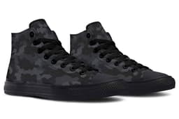 image-Fashion Printed Couple High Top Canvas Shoes