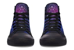 image-Fashion Printed Couple High Top Canvas Shoes