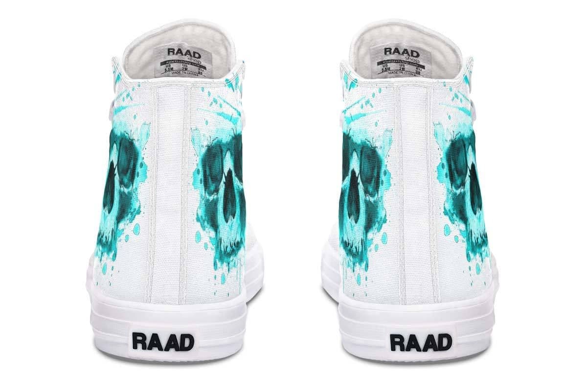 image-Fashion Printed Couple High Top Canvas Shoes