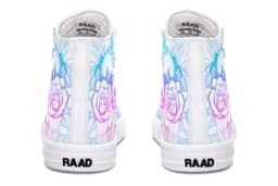 image-Fashion Printed Couple High Top Canvas Shoes