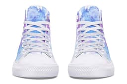 image-Printed Couple High-top Canvas Shoes