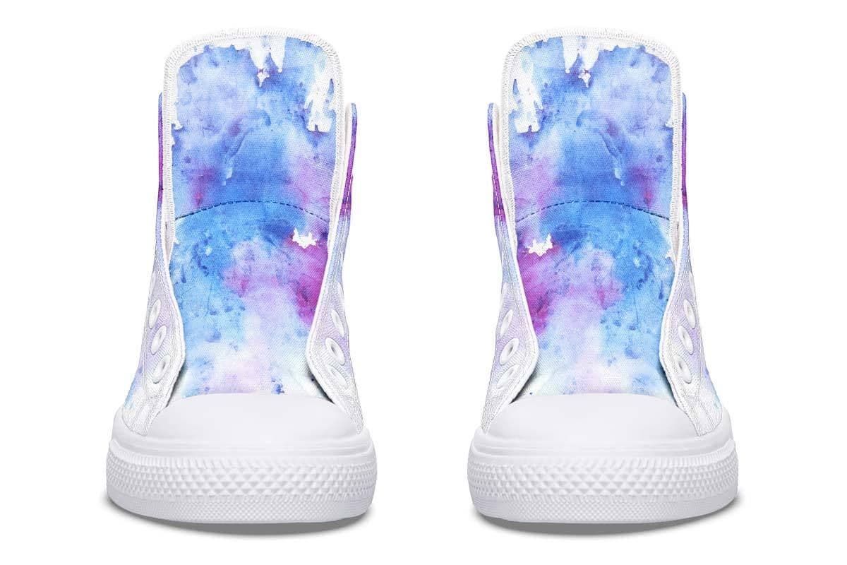 image-Printed Couple High-top Canvas Shoes