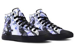 image-Printed Couple High-top Canvas Shoes