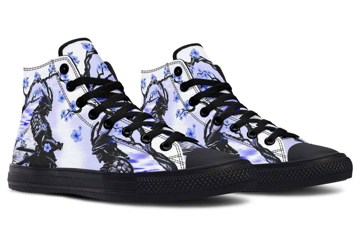 image-Printed Couple High-top Canvas Shoes