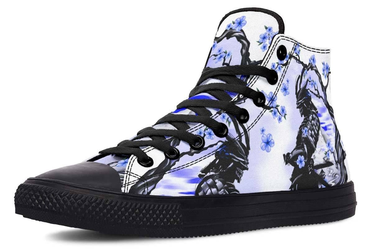 image-Printed Couple High-top Canvas Shoes