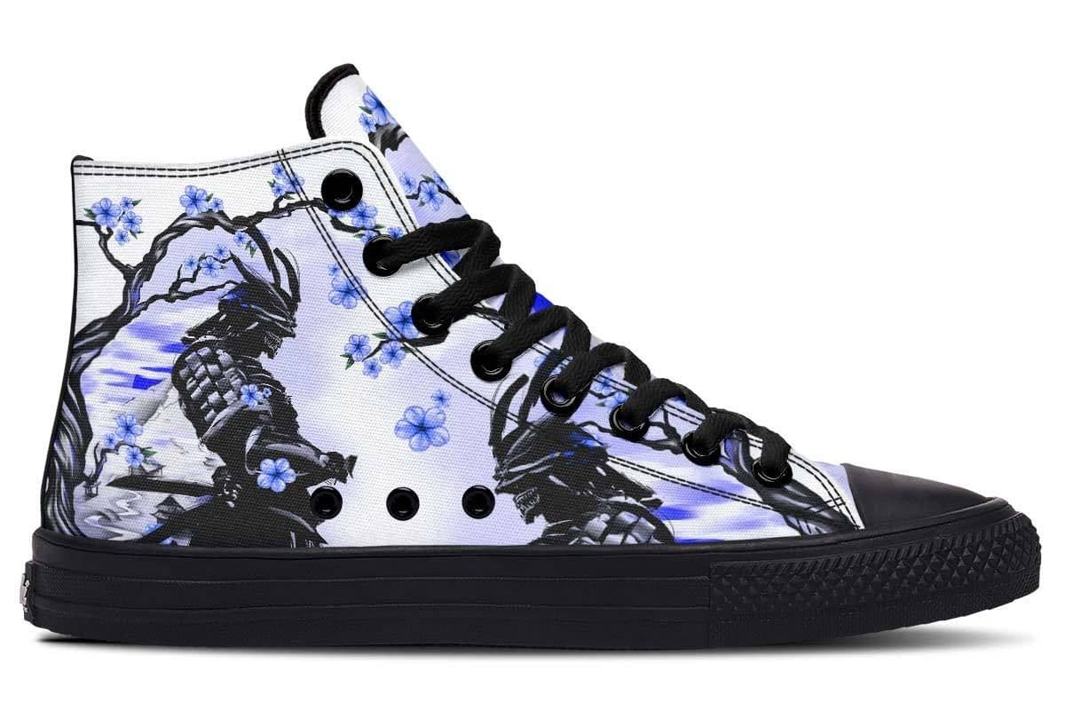 image-Printed Couple High-top Canvas Shoes