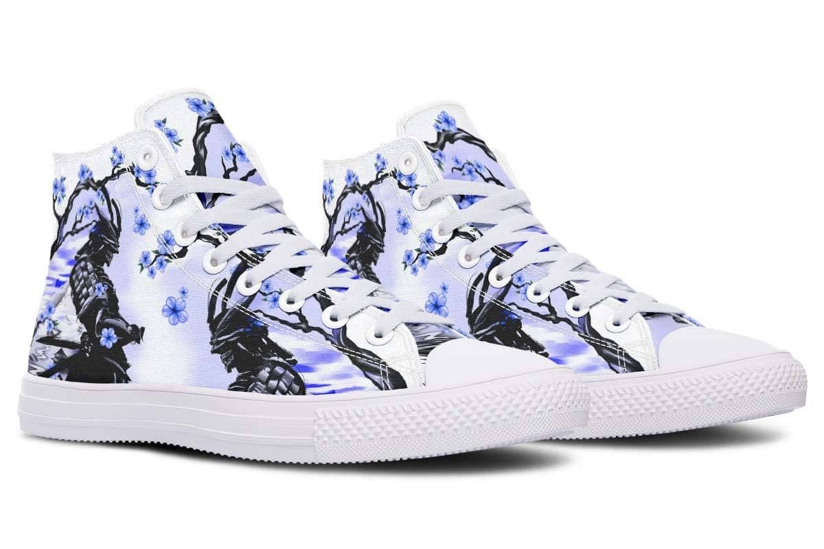 image-Printed Couple High-top Canvas Shoes