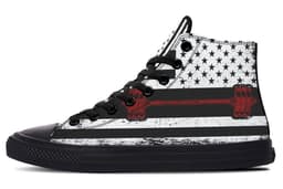 image-High Top Canvas Shoes For Printing Lovers