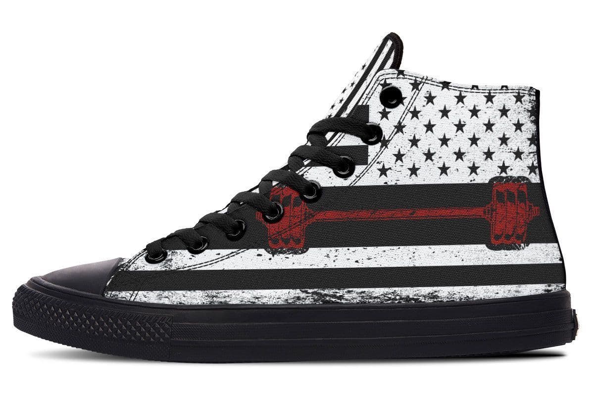 image-High Top Canvas Shoes For Printing Lovers