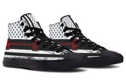 image-High Top Canvas Shoes For Printing Lovers