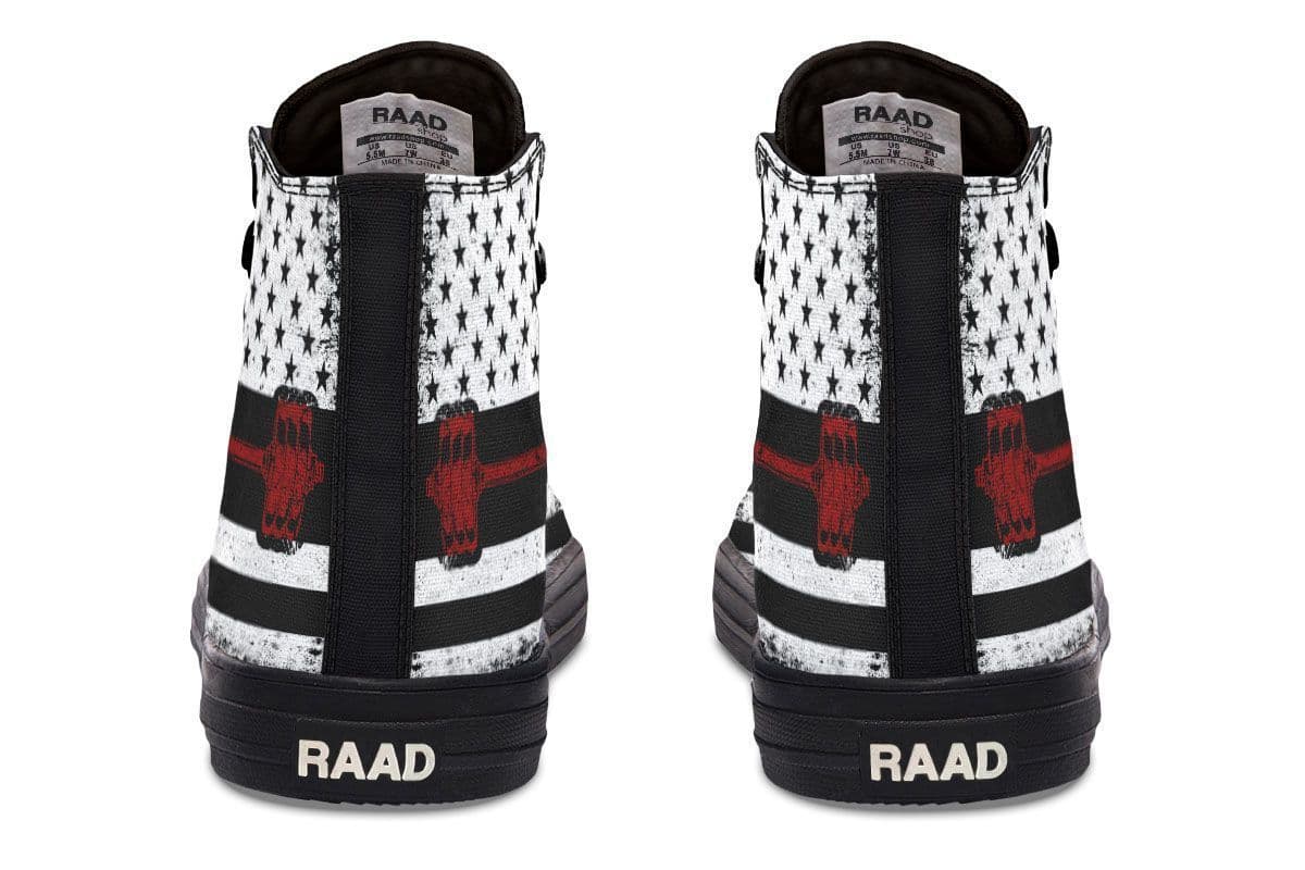 image-High Top Canvas Shoes For Printing Lovers