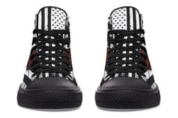 image-High Top Canvas Shoes For Printing Lovers