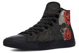 image-High Top Canvas Shoes For Printing Lovers