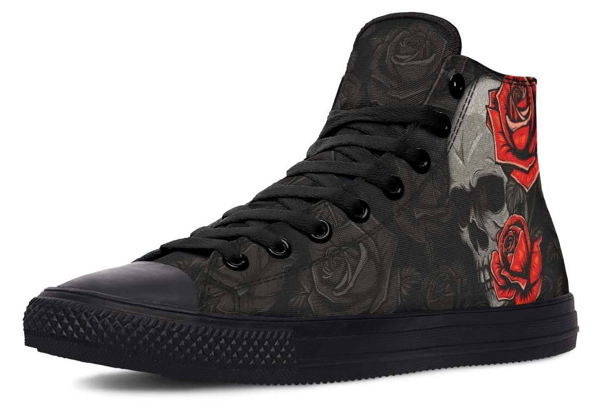 image-High Top Canvas Shoes For Printing Lovers