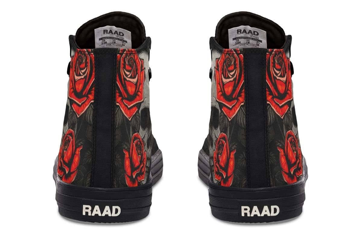 image-High Top Canvas Shoes For Printing Lovers
