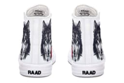 image-High Top Canvas Shoes For Printing Lovers