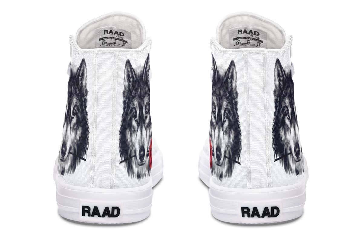 image-High Top Canvas Shoes For Printing Lovers