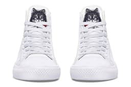image-High Top Canvas Shoes For Printing Lovers