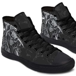 image-High Top Canvas Shoes For Printing Lovers