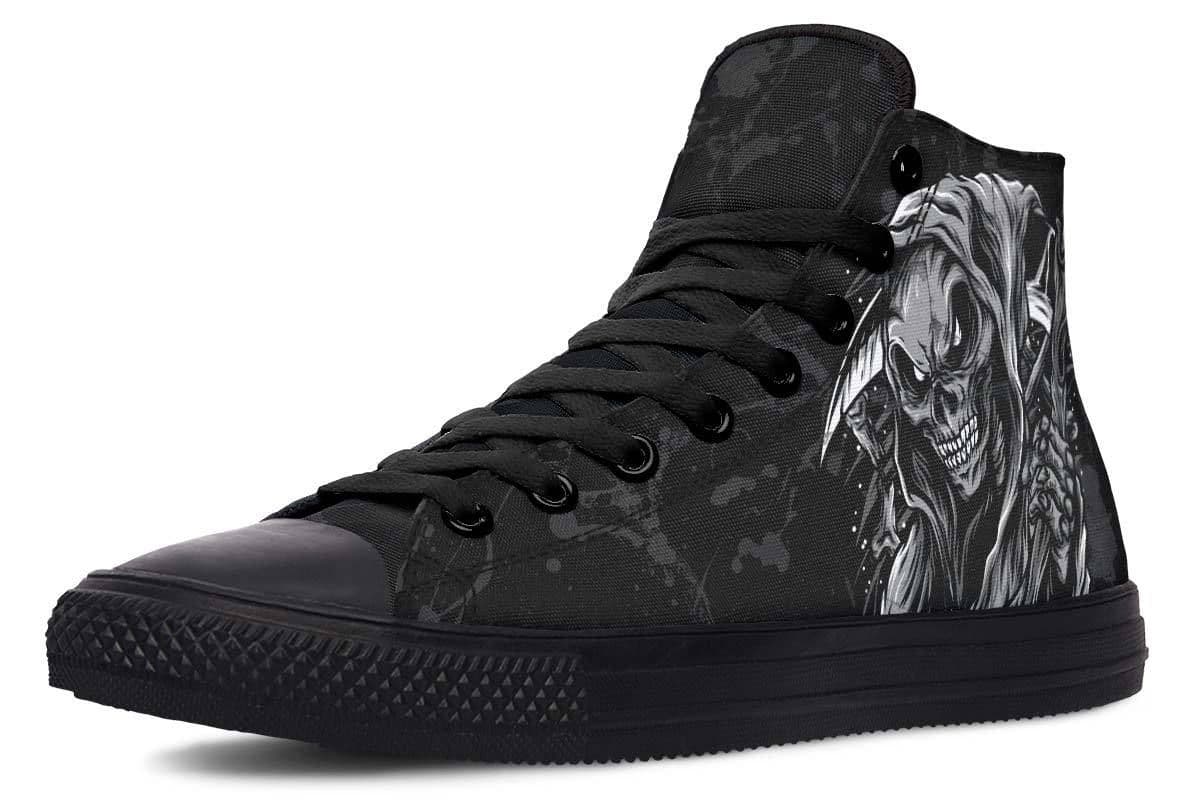 image-High Top Canvas Shoes For Printing Lovers