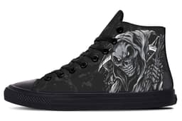 image-High Top Canvas Shoes For Printing Lovers